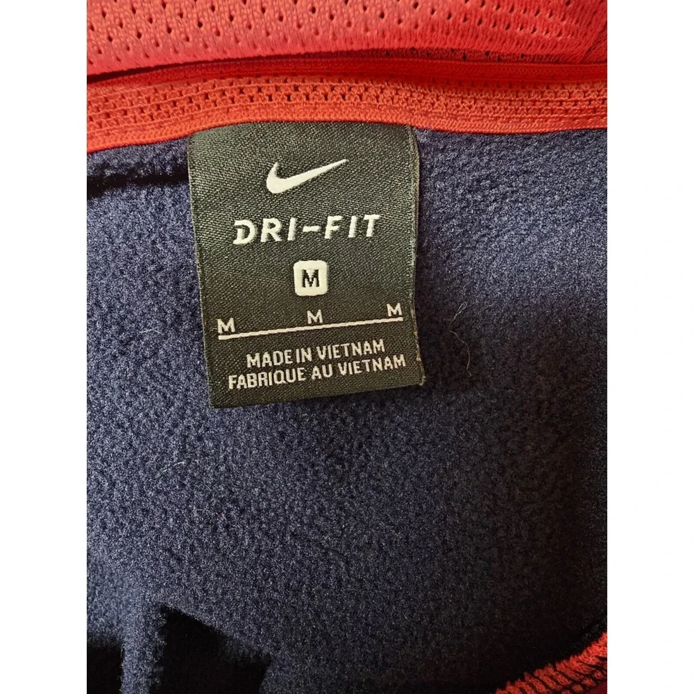 Nike Ole Miss Rebels DRI-fit Mens Pullover Blue Hoodie Medium NCAA Football SEC